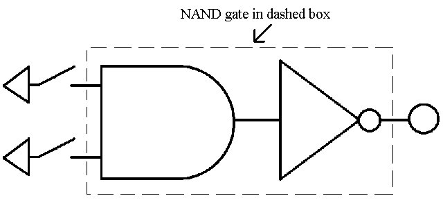 Constructed NAND Gate