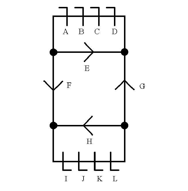 Two Connected Processors Labeled